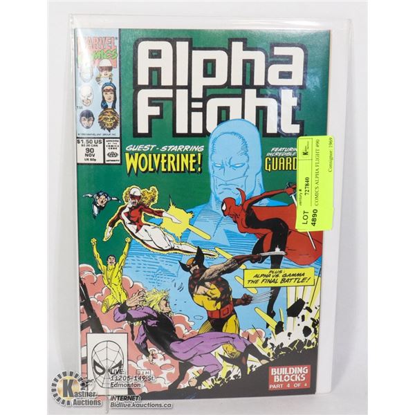 MARVEL COMICS ALPHA FLIGHT #90