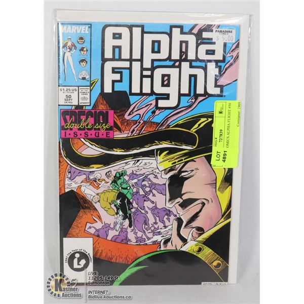 MARVEL COMICS ALPHA FLIGHT #50