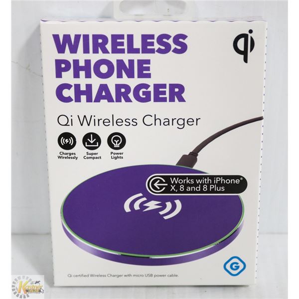 NEW GEMS WIRELESS QI PHONE CHARGER