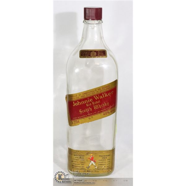 VINTAGE JOHNNIE WALKER RED LABEL 1 GAL WHISKEY