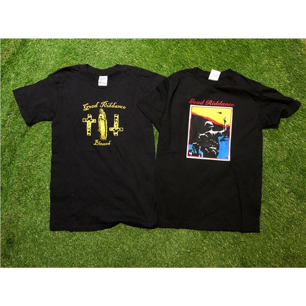 LOT OF VINTAGE GOOD RIDDANCE TEE SHIRTS