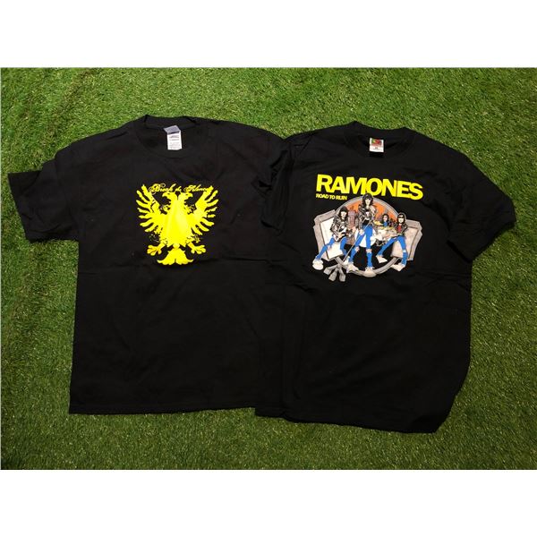 LOT OF VINTAGE BAND TEES SHIRTS RAMONES