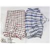 Image 1 : 2 PCS OF MEN'S DRAWSTRING PLAID PANTS