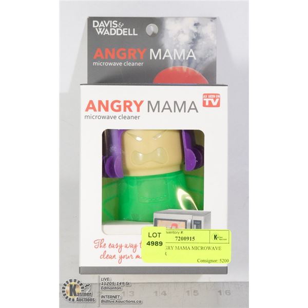 NEW ANGRY MAMA MICROWAVE CLEANER