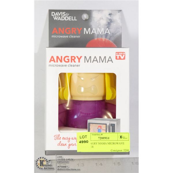 NEW ANGRY MAMA MICROWAVE CLEANER