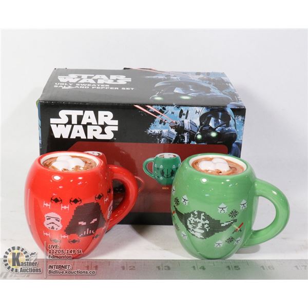 NEW STAR WARS "UGLY SWEATER" SALT AND PEPPER SET
