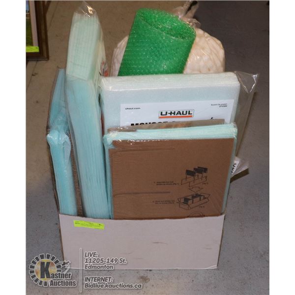U-HAUL NEW PACKING/MOVING SUPPLIES- BOX LOT