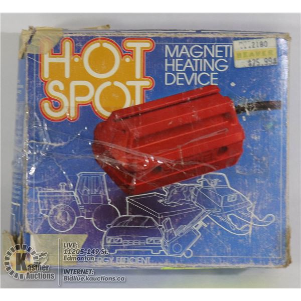 HOT SPOT MAGNETIC HEATING DEVICE