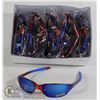 Image 1 : BOX OF RED AND BLUE OAKLEY STYLED DESIGNER GLASSES