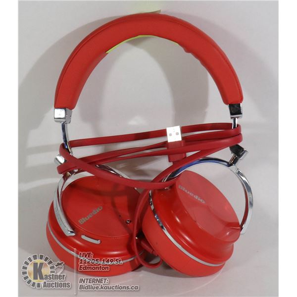 PAIR OF ORIGINAL BLUEDIO T4S BLUETOOTH HEADPHONES