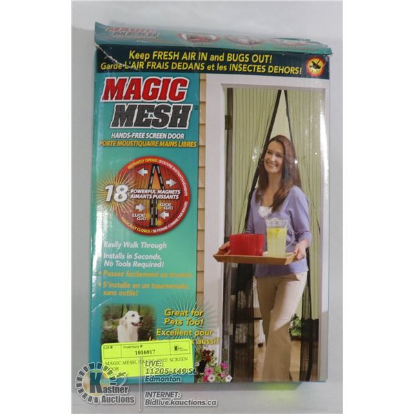 MAGIC MESH, HANDS-FREE SCREEN DOOR