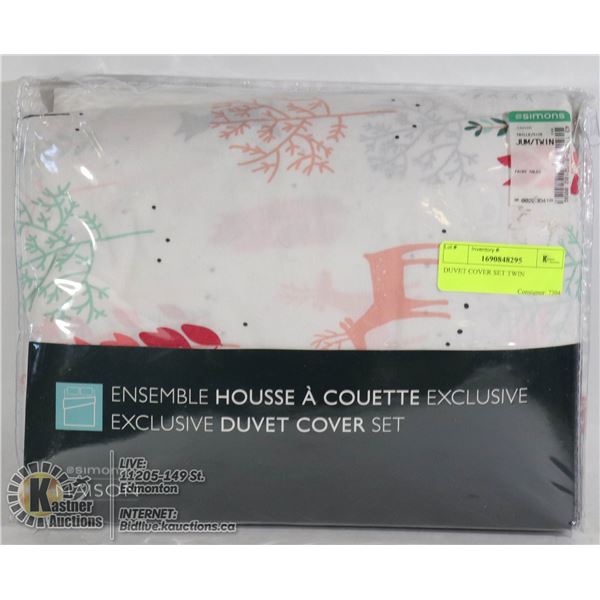 DUVET COVER SET TWIN