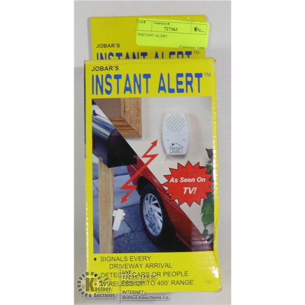 INSTANT ALERT