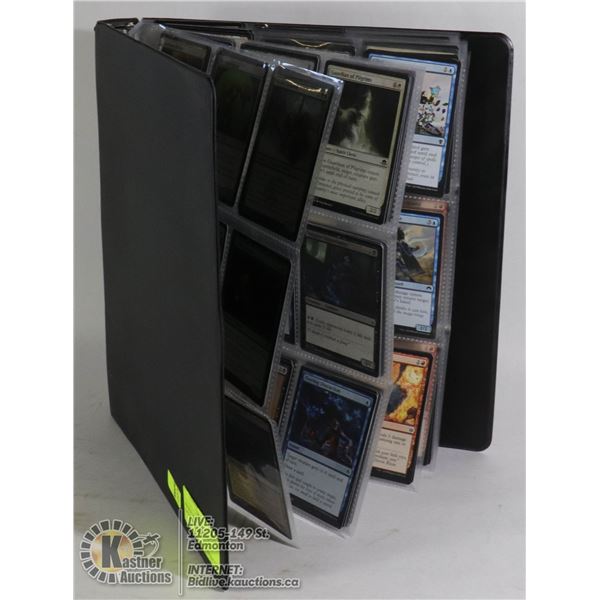 BINDER OF 190+ MAGIC THE GATHERING CARDS
