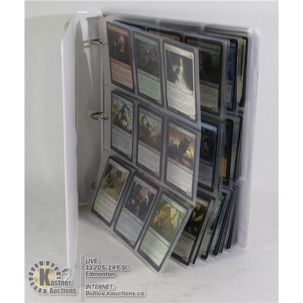BINDER OF 190+ MAGIC THE GATHERING CARDS