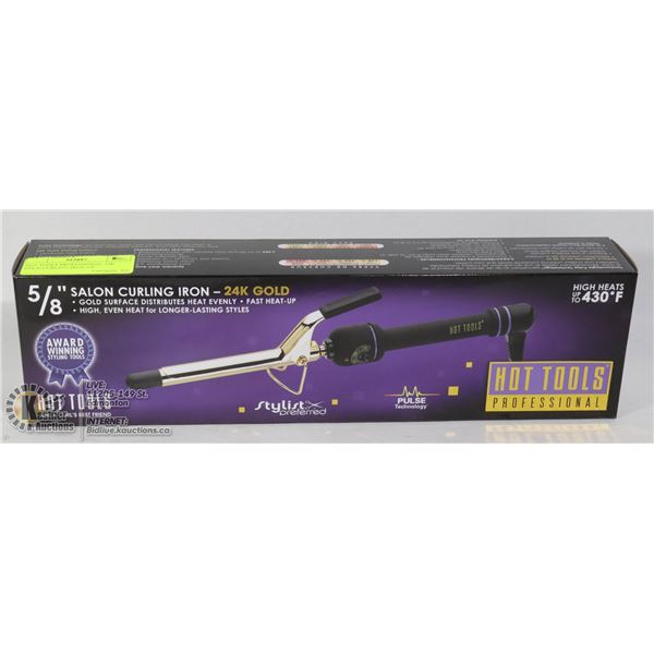 HOT TOOLS PROFESSIONAL 24K GOLD CURLING IRON 5/8"