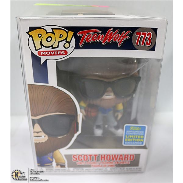 FUNKO POP #773 TEEN WOLF SCOTT HOWARD LTD EDITION