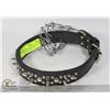 Image 1 : STUDDED LEATHER DOG COLLAR & PINCH COLLAR LARGE DOG