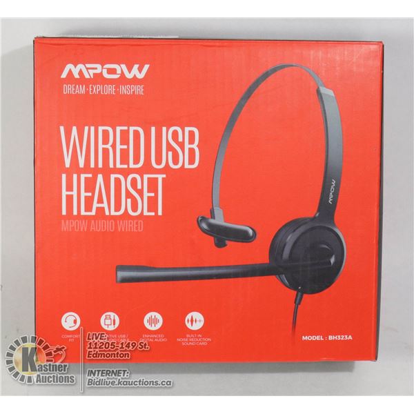 MPOW WIRED HEADSET