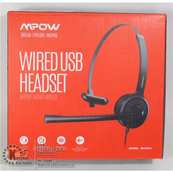 MPOW WIRED HEADSET