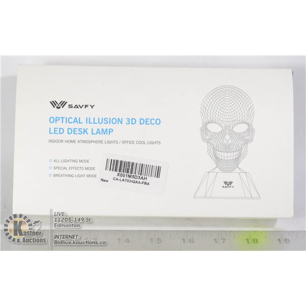 OPTICAL ILLUSION 3D LED DESK LAMP