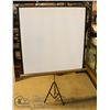 Image 1 : VINTAGE PROJECTOR SCREEN ON STAND