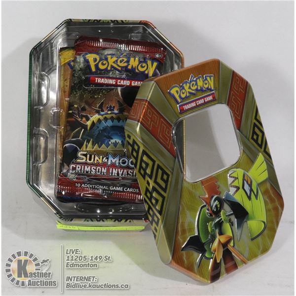 POKEMON X3 BOOSTER PACKS NEW IN TIN