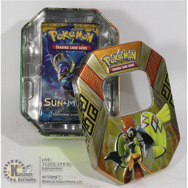 POKEMON X3 BOOSTER PACKS NEW IN TIN