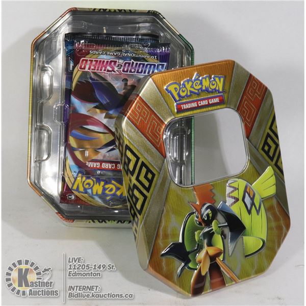 POKEMON X3 BOOSTER PACKS NEW IN TIN