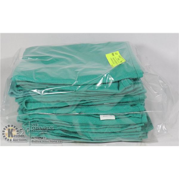 BAG OF GREEN PROFESSIONAL 100 COTTON WIPING/