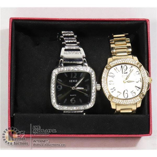 HIS AND HERS IEKE WATCH - NEW IN BOX