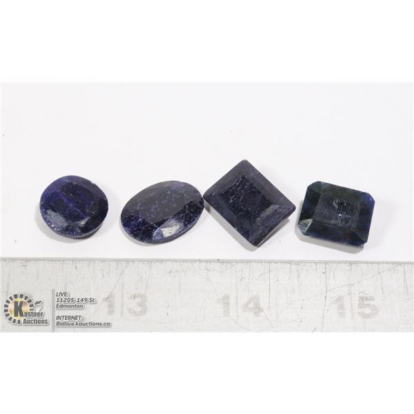 #81-BLUE SAPPHIRE GEMSTONES 76.80ct JEWELRY/ COLOUR/ ENHANCED