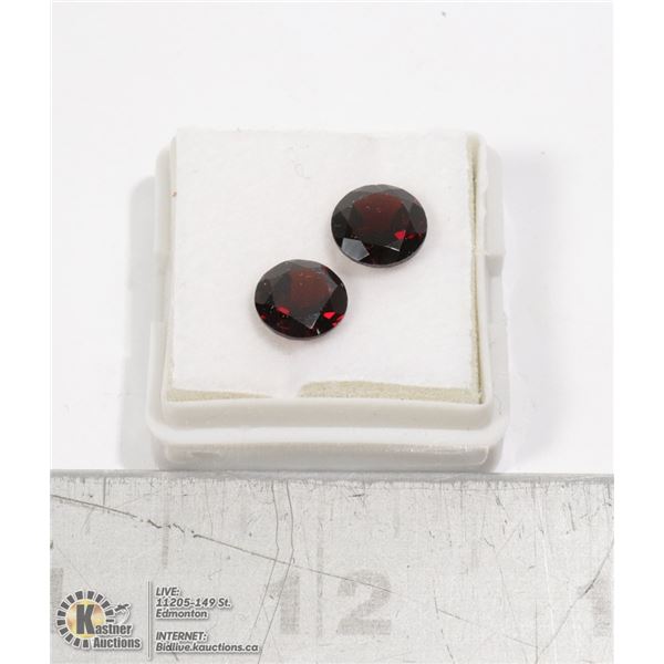 #50-DARK RED GARNET GEMSTONES 4.50ct JEWELRY/ UNTREATED/ ROUND