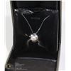 Image 1 : .925 SILVER CHAIN  AND FRESH WATER PEARL PENDANT
