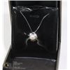 Image 1 : .925 SILVER CHAIN  AND FRESH WATER PEARL PENDANT