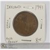 Image 1 : 1941 IRELAND EIRE ONE PENNY- KM#11