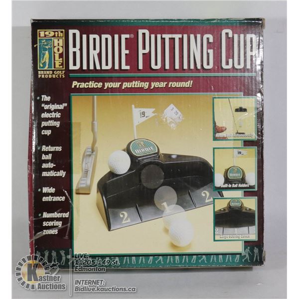 INDOOR / OUTDOOR PUTTING CUP & COMES WITH AUTO