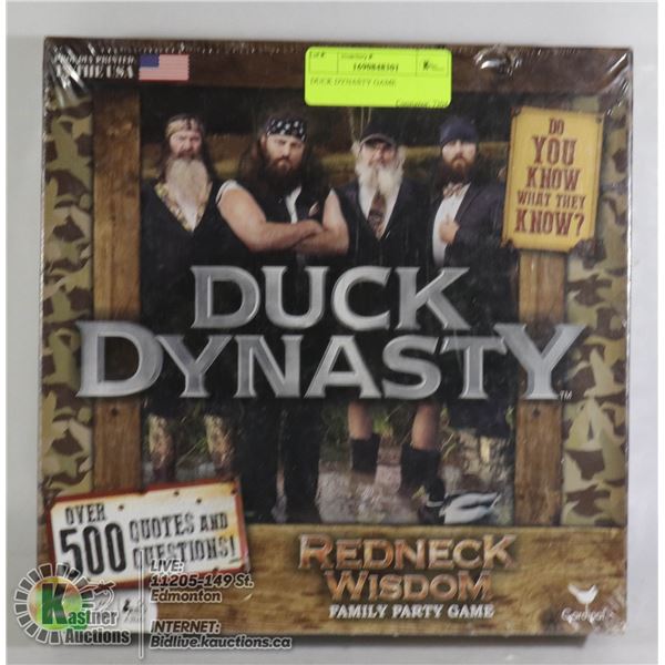 DUCK DYNASTY GAME