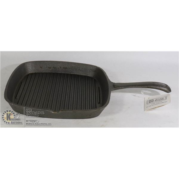 NEW 9" X 9" SQUARE CAST IRON SKILLETS