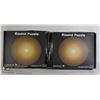 Image 1 : LOT OF TWO ROUND PUZZLE BLAZING WITH COLOR