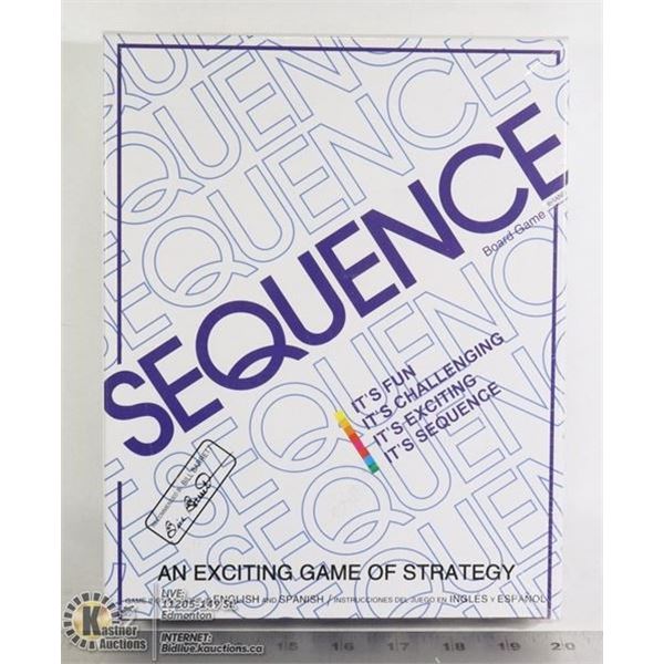 SEQUENCE BOARD GAME