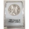 Image 1 : 1965 CANADIAN SILVER $1 COIN
