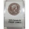 Image 1 : 1975 CANADIAN SILVER $1, PROOF COIN