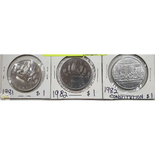 CANADIAN DOLLARS 1982 CONSTITUTION, 1981,1982