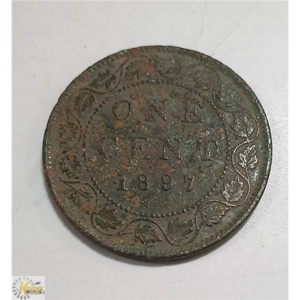 1897 CANADIAN LARGE PENNY