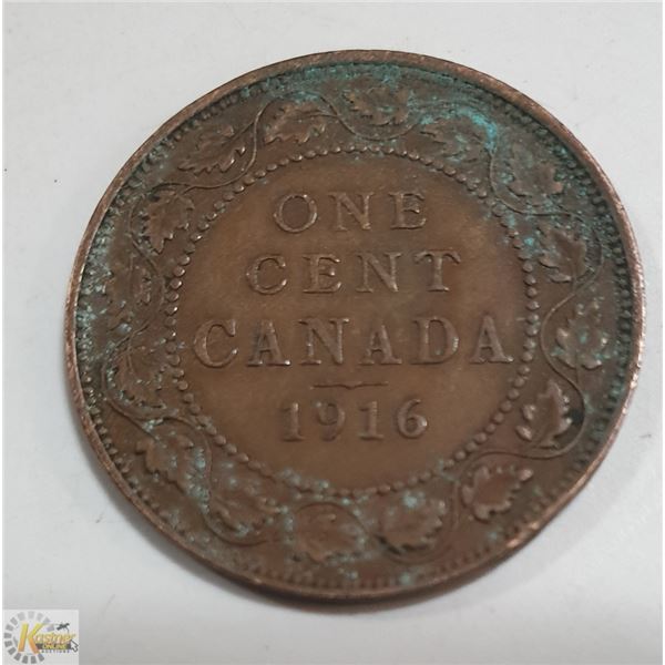 1916 CANADIAN LARGE PENNY