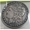 Image 1 : 1883 USD MORGAN SILVER DOLLAR