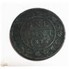 Image 1 : 1876 CANADIAN LARGE PENNY