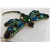 Image 1 : DRAGONFLY RHINESTONE BROOCH
