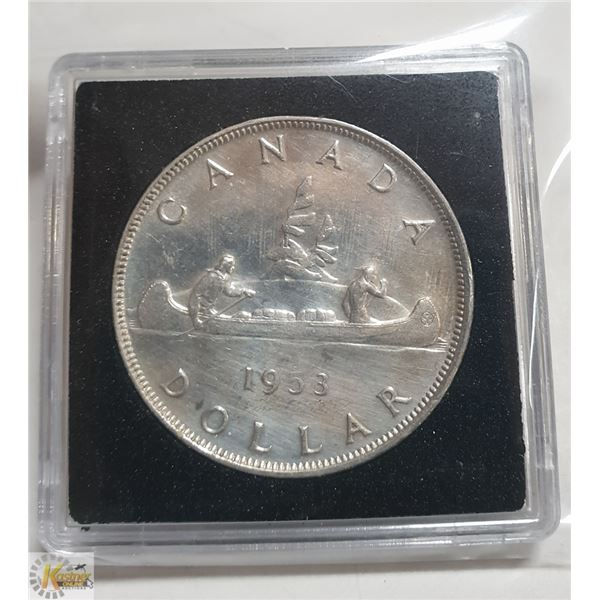 1953SF SWL VARIETY CANADA SILVER DOLLAR